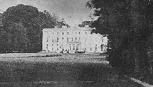 Le château en 1854 coté Marne