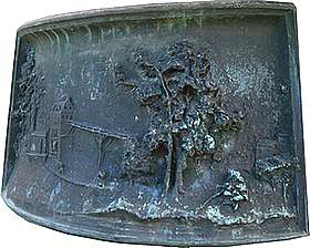 D&eacute;tail bas-relief :  le moulin